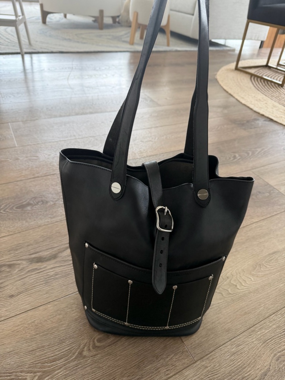 Alexander Wang Mason Calfskin Leather Tote Bag